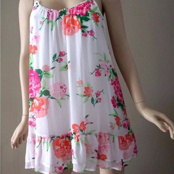 Abercrombie & Fitch Women's Floral Spaghetti Strap Mini Sundress Size S - Picture 4 of 13
